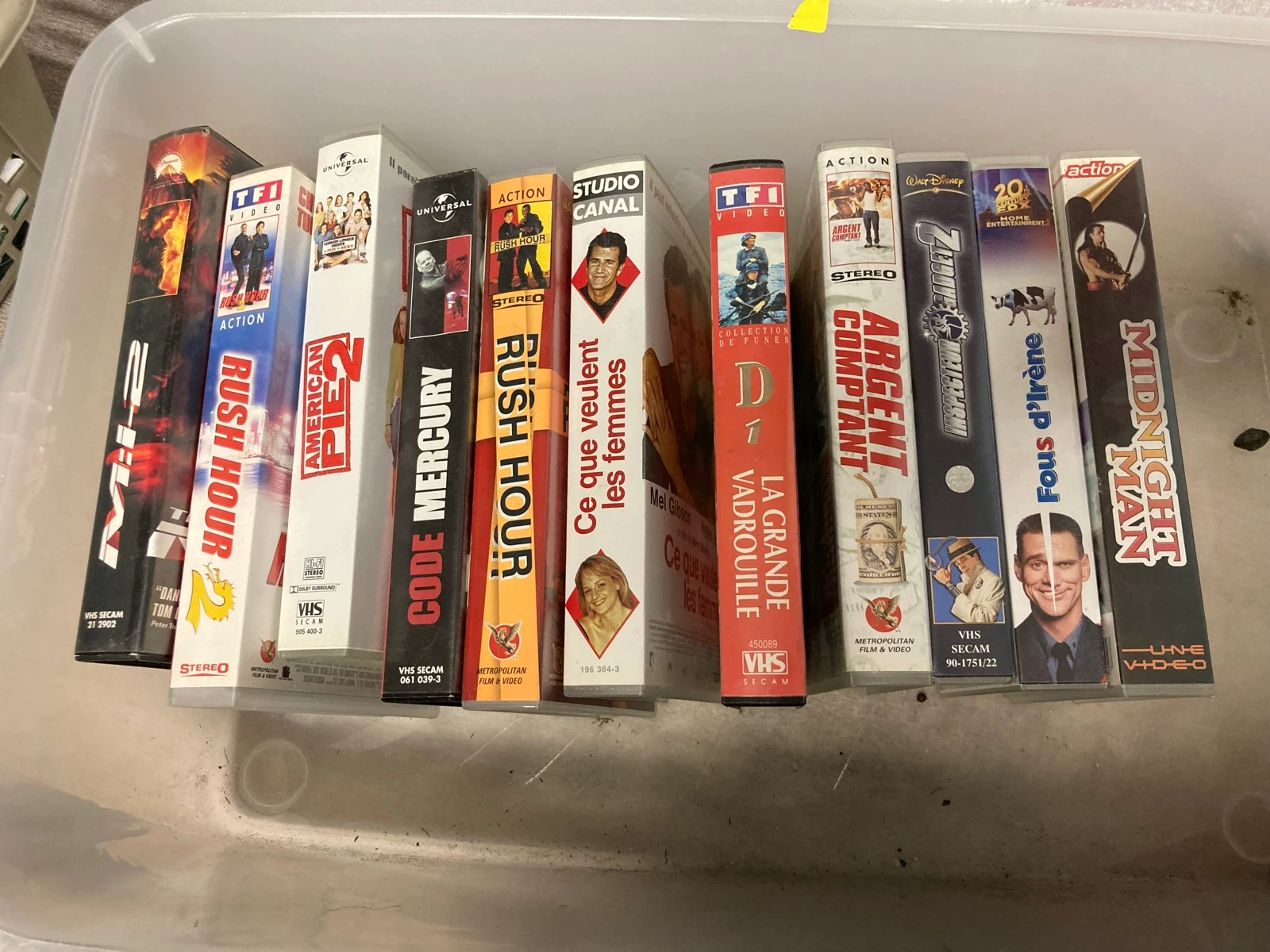 Lot cassette VHS 